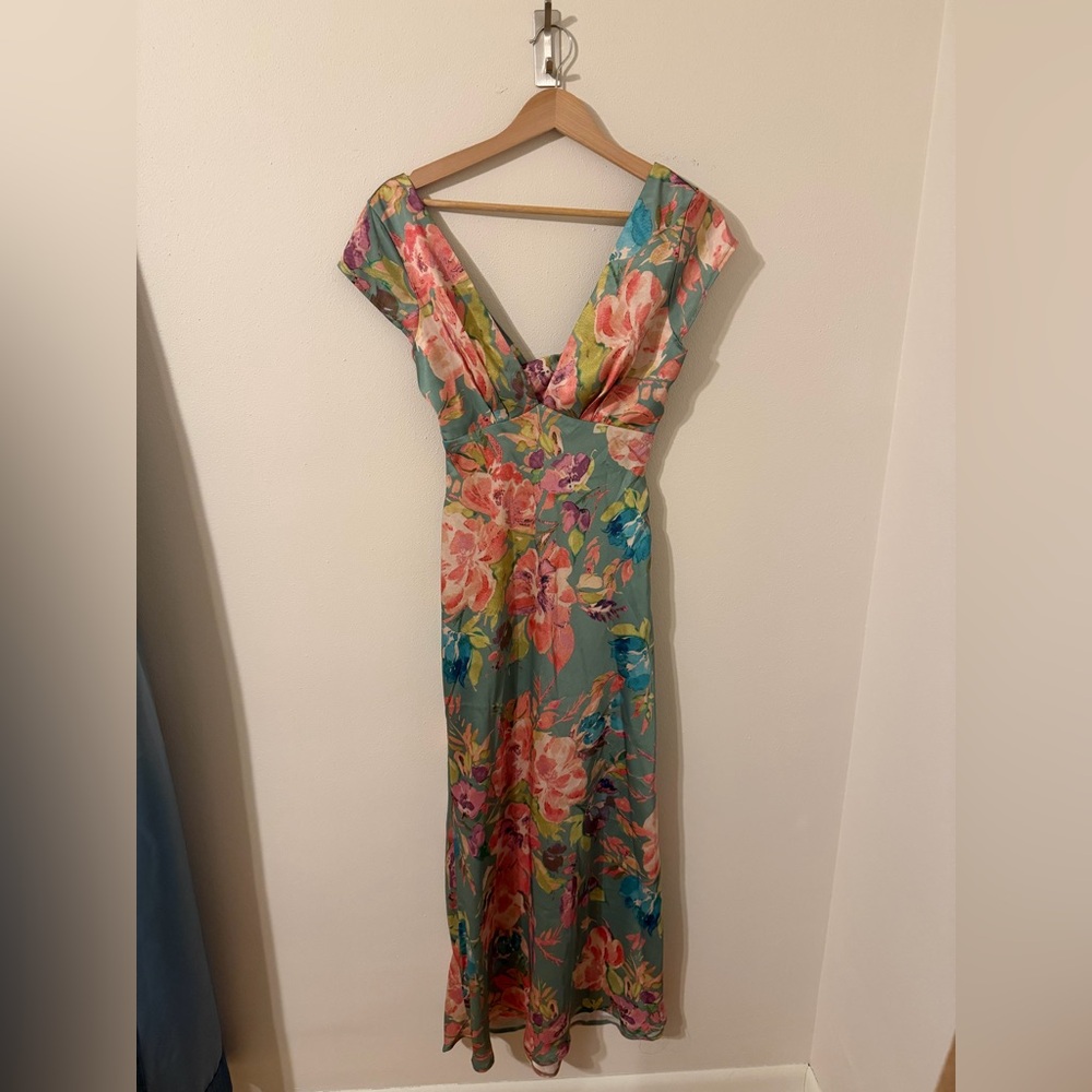 Hello Molly Green Floral Maxi Dress - Picture 8 of 10